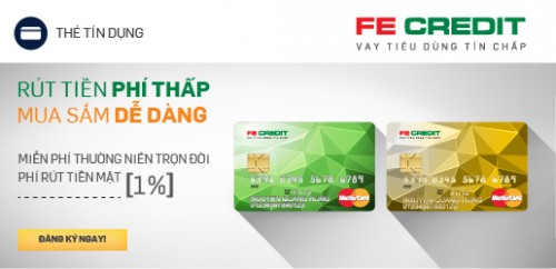 Tìm hiểu về sản phẩm thẻ tín dụng của FE Credit