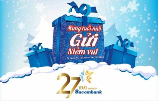 Sacombank khuyến mãi lớn trong tháng sinh nhật
