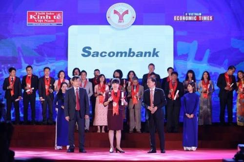 Sacombank đạt danh hiệu thương hiệu mạnh Việt Nam